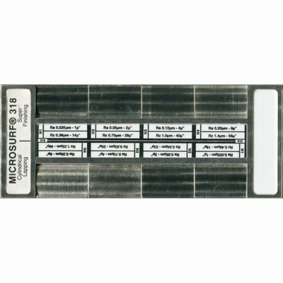 Visuele ruwheidsvergelijkingsblok, cilindrisch leppen