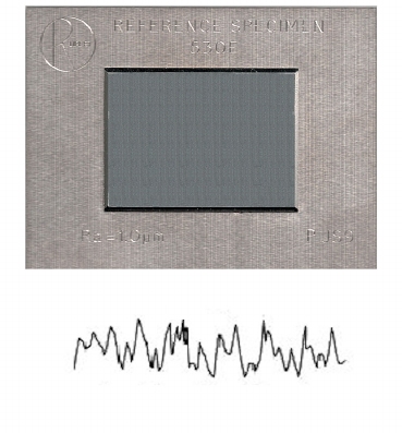 Reference specimens random Ra = 0.03 µm, nickel-boron