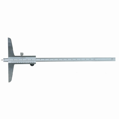 Depth vernier caliper, 300 mm, 100 mm, 1/50