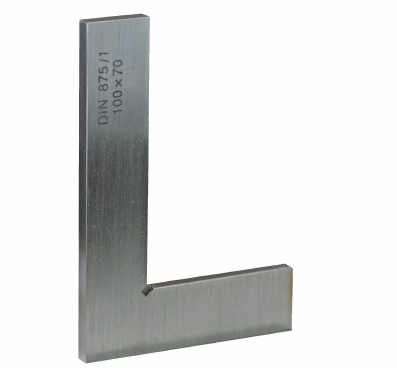 Prec. control square, carbon steel, DIN875/1, 200 x 130 mm
