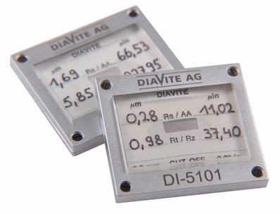 Reference specimens sine wave, Ra = 0.5~2.5 µm, glass