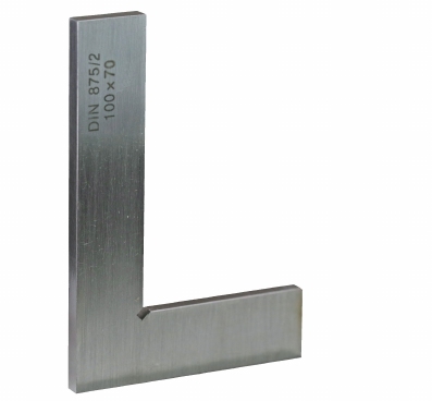 Prec. control square DIN875/2, carbon steel,  250x160 mm