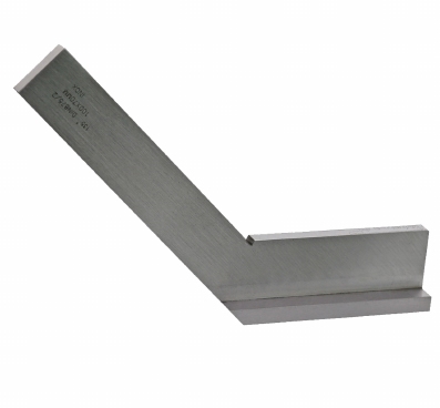 Steel square 135°, carbon steel, with back, DIN875/2, 200x13
