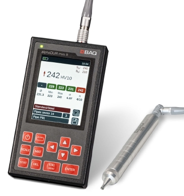 Hardheidsmeter alphaDUR mini II & accessoires, zonder sonde