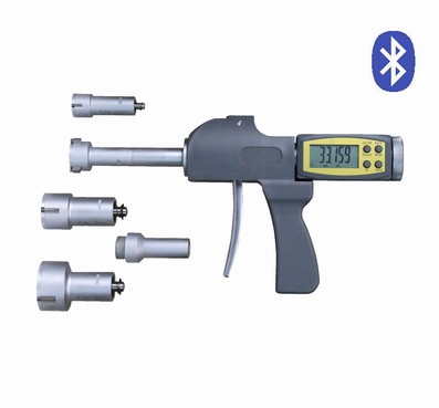 Digital pistol 3-point internal micrometer, 20~50/0.001 mm