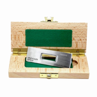 Micromètre objet lumière transmise PS5, 20/0.01 mm