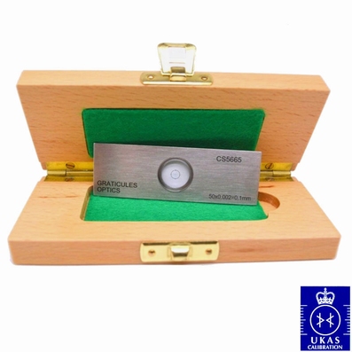 Stage micrometer transmitted light PS12, 0.1/0.002 mm & UKAS