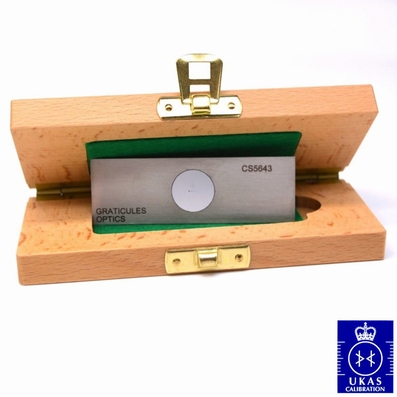 Calibration slide for Brinell hardness testers PS26 & UKAS