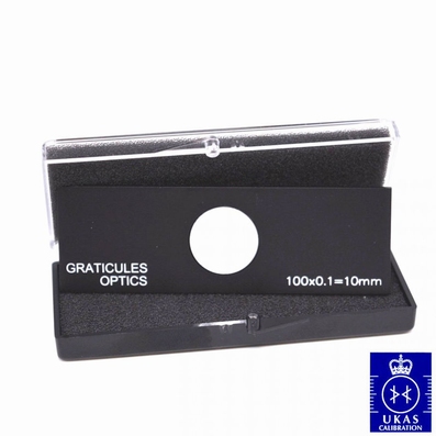 Stage micrometer reflected light S1R, 10/0.1 mm & UKAS