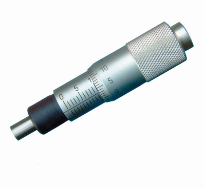 Micrometer head 0~13/0.01 mm, flat face Ø5 mm