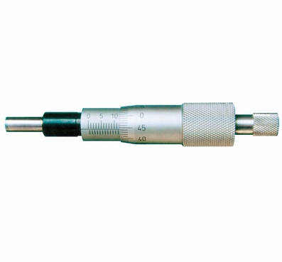 Micrometer head 0~25/0.01 mm, flat face Ø6.5 mm