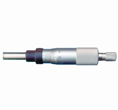 Micrometer head 0~25/0.01 mm, flat face Ø6.5 mm