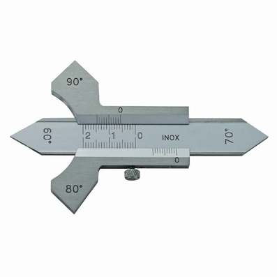 Schuifmaat voor lasser 0-20 mm, hoeken 60/70/80/90°