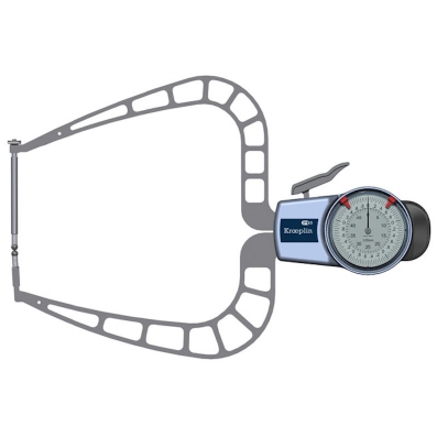 Mechanical external gauge D450B, 0~50 / 0,05 / 167 mm