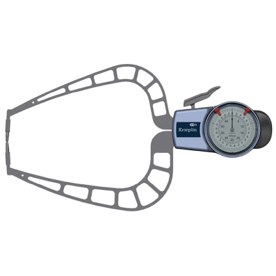 Mechanical external gauge D450S, 0~50 / 0,05 / 167 mm
