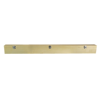 Houten kist voor 1000 mm haarlineal, binnen 1010 mm
