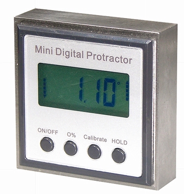 Digitale hellingsmeter 55 mm, magnetic base 4x90°/0.05°