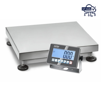 RVS plateauweegschaal SXC, IP68, 300 kg, 20 g, 650×500 mm