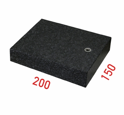 Granit dial bench 200x150x50 mm/ 1xM8