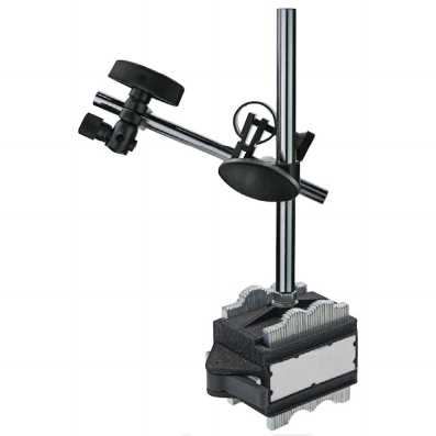 Mag. dial support, fine adj, 207 mm, lamella magnet, 75x47x54 mm, M8