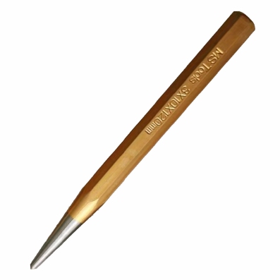 Poinçon de centrage, L=120 mm, en acier CV