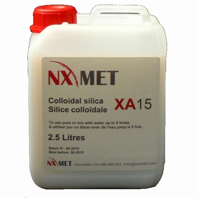 2,5 litre de suspension colloïdal XA15, 0.15 µ