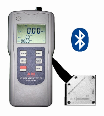 Mesureur digitale des vibrations, 3 axes, AV-160D/B