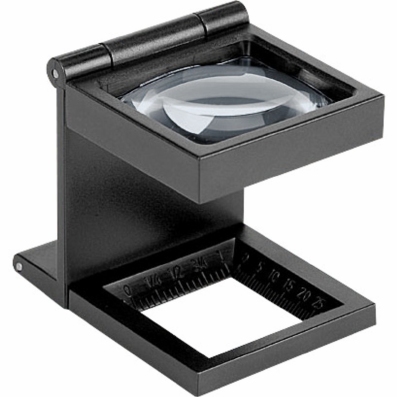 Draadteller 5x, 25x25 mm, aflezing 1 mm