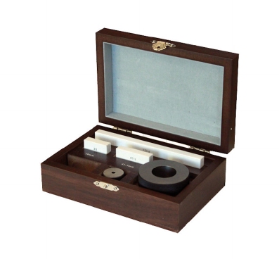 Set of 5 ceramic gauges for calibrating calipers, class 1