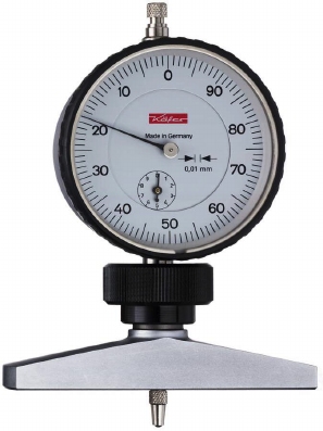 Depth measuring dial indicator TM/2, 10 mm, 80x16 mm, 0.01 mm