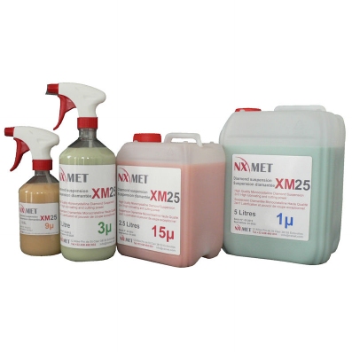 Suspensie XM45 monokristallijne, zeer hoge concentratie, zwaart, 5 L, 1µ