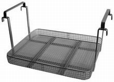 Reinforced insert basket with handles, stainless steel K50CS