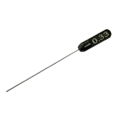 Staal individuele meetstift 0.45 +/-0.002 mm, L=40 mm, Lt=57 mml