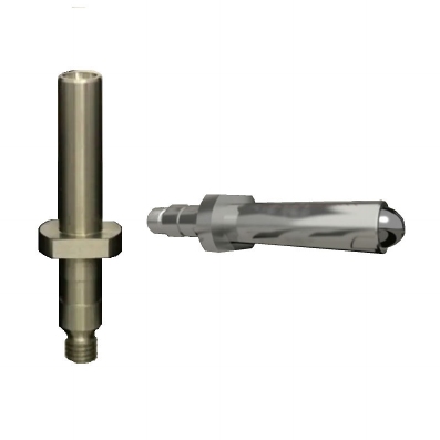 Intender Brinell with fixed ball, 28 mm, Ø 5 mm, carbide, UKAS