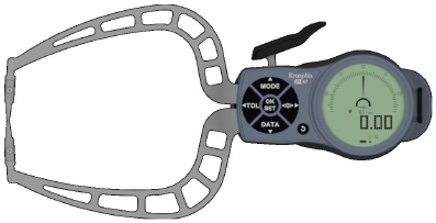 Elektronische buitenmeter  K330S, 0~30 / 0,001 / 114 mm / beitel r 0.4 mm