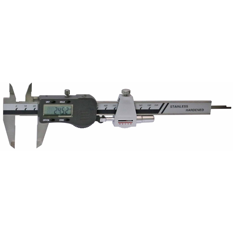 Measuring force adapter for caliper