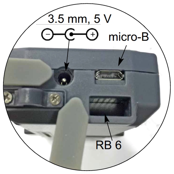 Digital display for 1 axle with connector RB6