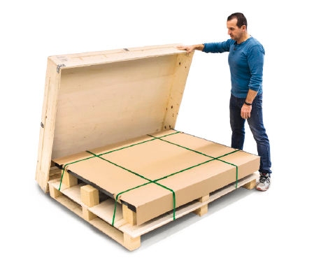Balance au sol BFN, 1500kg/0.5kg, 1000x1000 mm (M)