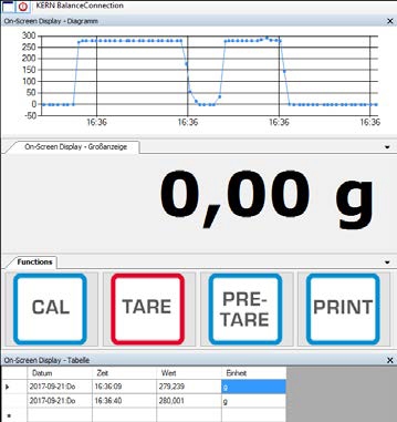 Balance plateforme KDP, 3.5 kg / 0.01 g, 160x160 mm