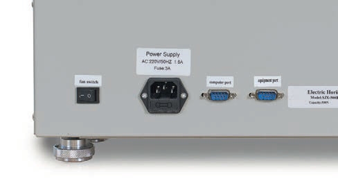 Gemotoriseerde horizontale proefbank THM 500 S, 250 mm
