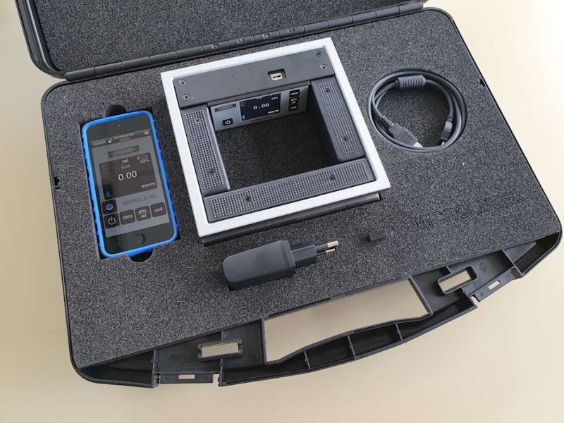 Cadre niveau électronique MICROLEVEL, 150 mm, 0.02 mm/m