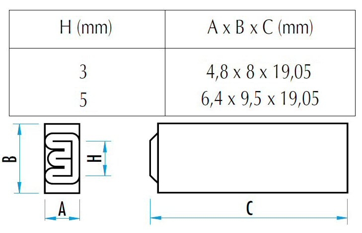Karakter PRYOR Ministress, een karakter, h=5.0 mm