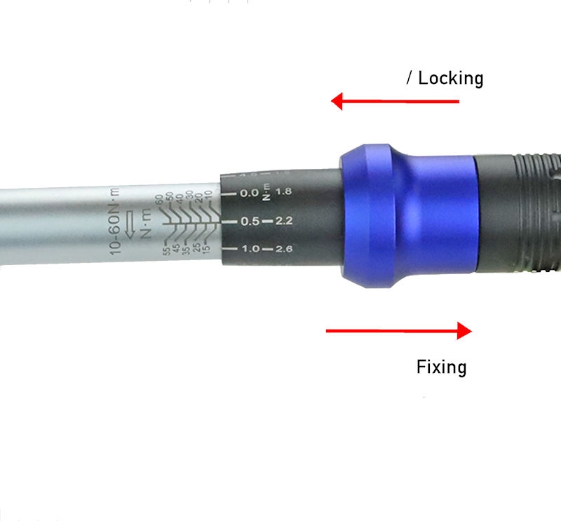 Analog torque wrench, 1/2“, 40~220 Nm, 1.00 Nm, 500 mm