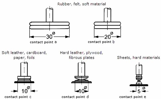 Comparateur d'épaisseur analo F1101/30-0.1, 0.1/0.001/30 mm