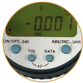 Comparateur digital 12.7/0,001 mm, Ø60, ANA, ABS, RB4.1