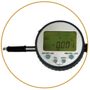 Digital dial indicator 12.7/0,001 mm, Ø60, ANA, ABS, RB4.1