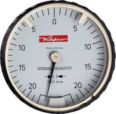 Mechanical dial gauge SI-45 R, 0.4/4.5/0.01 mm, Ø40 mm