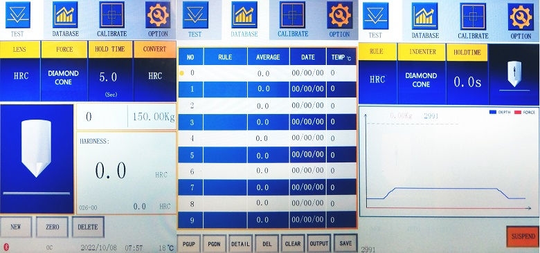 Gemotoriseerde digit hardheidstester S-Rockwell 200HSRS-45TA