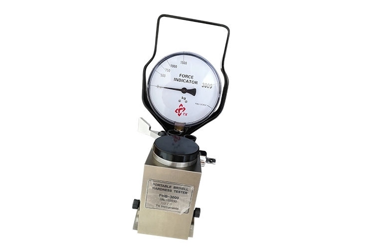 Hydraulic portable Brinell hardness tester 10/3000 kg , 350