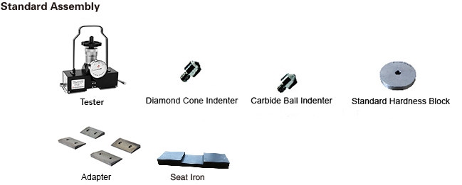 Portable magnetic Rockwell Hardness Tester